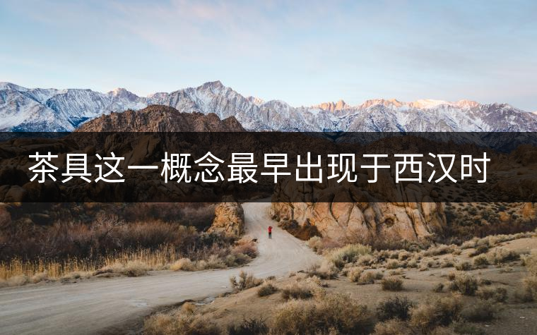 茶具這一概念最早出現于西漢時期 茶具這一概念最早出現于西漢時期