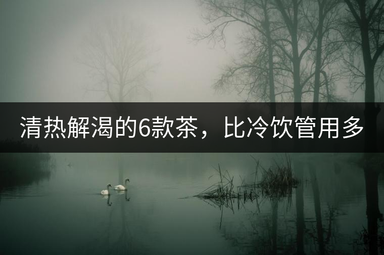 清熱解渴的6款茶，比冷飲管用多了！