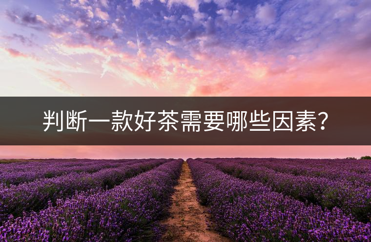 判斷一款好茶需要哪些因素? 判斷一款好茶需要哪些因素?