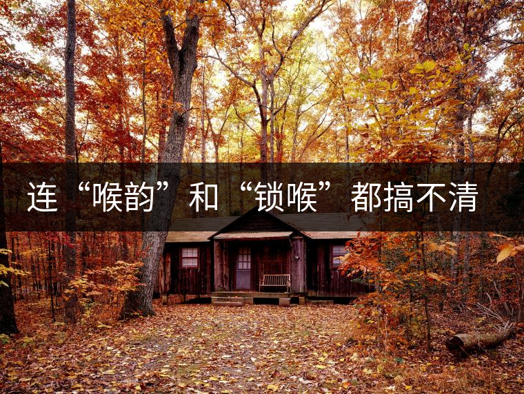 連“喉韻”和“鎖喉”都搞不清楚，就不要說懂普洱茶！