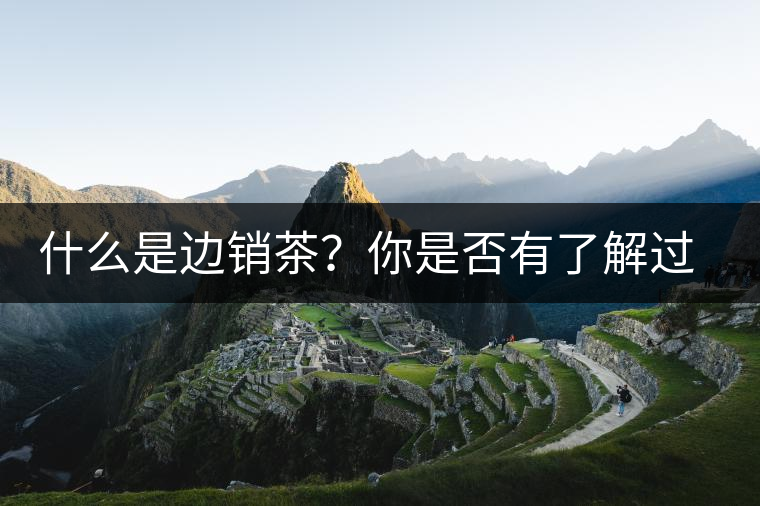 什么是邊銷茶？你是否有了解過(guò)邊銷茶呢？