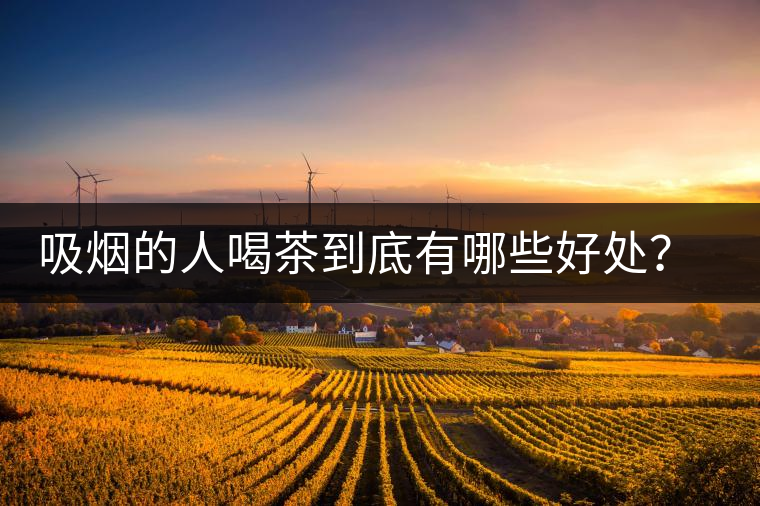 吸煙的人喝茶到底有哪些好處？醫生這次全說清楚了