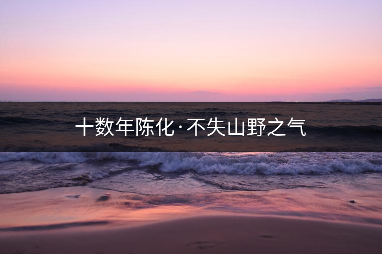 十?dāng)?shù)年陳化·不失山野之氣 十?dāng)?shù)年陳化·不失山野之氣